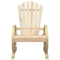 Sedie da Giardino Adirondack 2 pz in Legno Massello di Abete 365091