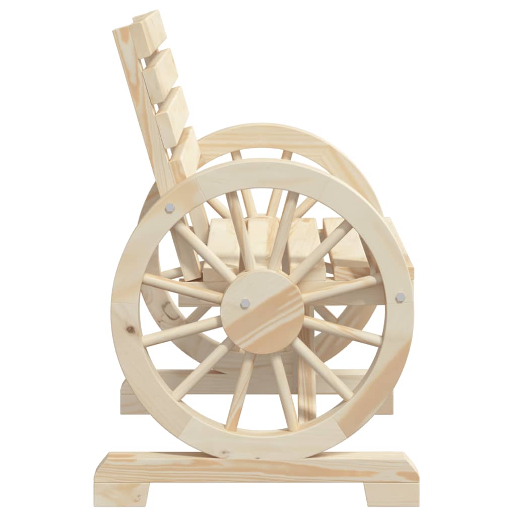 Sedia da Giardino 58x58x78,5 cm in Legno Massello di Abete 365099