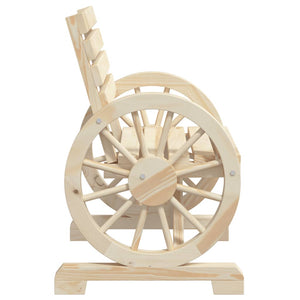 Sedie da Giardino 2 pz 58x58x78,5 cm in Legno Massello di Abete 365101