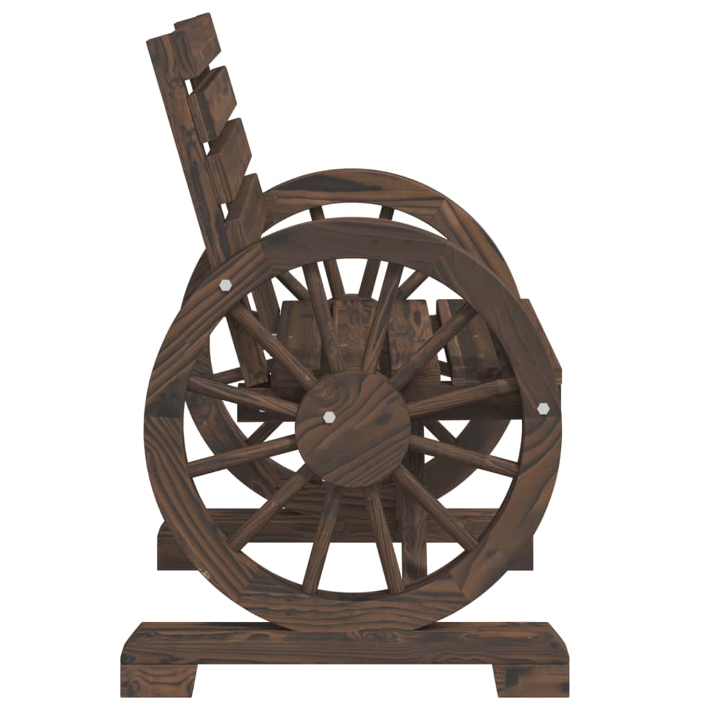 Sedie da Giardino 2 pz 58x58x78,5 cm in Legno Massello di Abete 365102