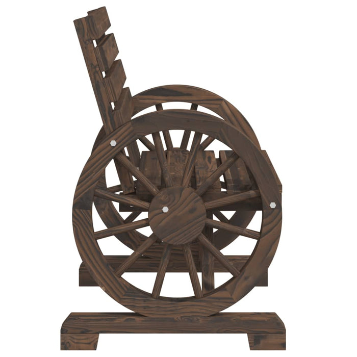 Sedie da Giardino 2 pz 58x58x78,5 cm in Legno Massello di Abete 365102