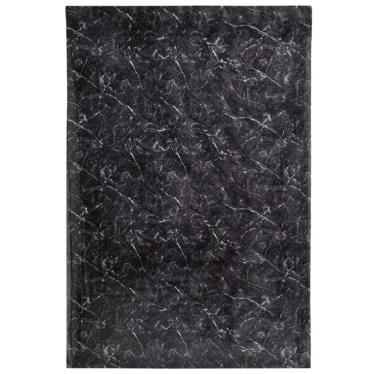Adesivo per Mobili Autoadesivo Nero Marmoreo 90x500 cm in PVC 155775
