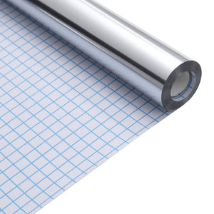 Adesivo per Mobili Autoadesivo Argento 90x500 cm in PET 155776