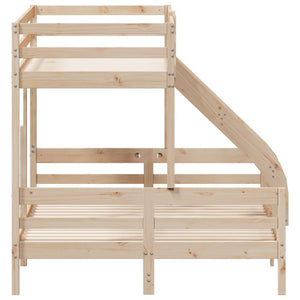 Letto a Castello 90x200/140x200 cm in Legno Massello di Pino 3207173