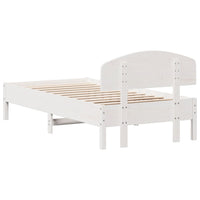 vidaXL Letto senza Materasso Bianco 90x190 cm in Legno Massello Pino