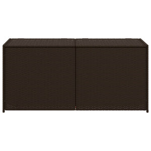 Contenitore da Giardino Marrone 283L in Polyrattan 365313