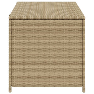 Contenitore da Giardino Beige Misto 190L in Polyrattan