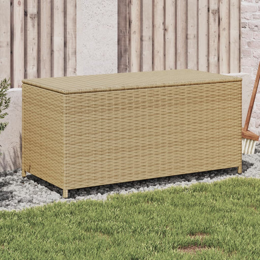 Contenitore da Giardino Beige Misto 190L in Polyrattan