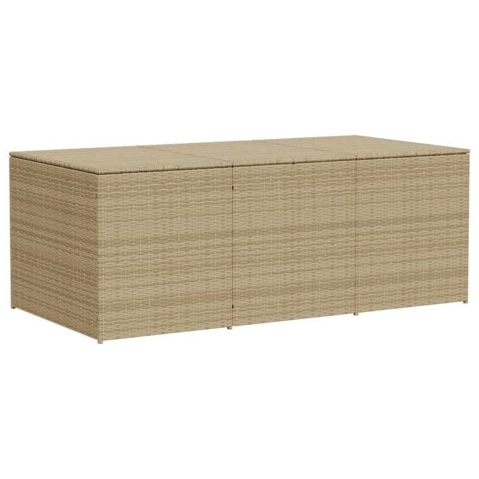 Contenitore da Giardino Beige Misto 984L in Polyrattan 365335