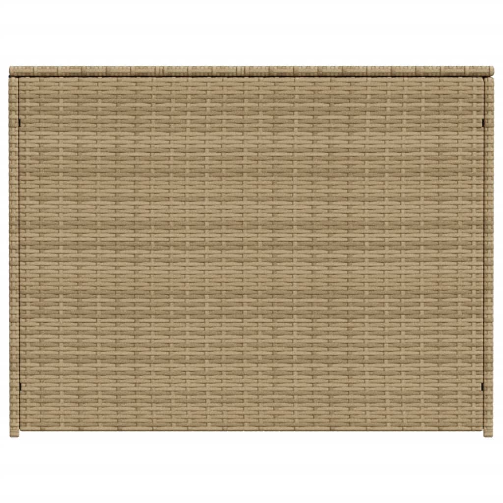 Contenitore da Giardino Beige Misto 984L in Polyrattan 365335