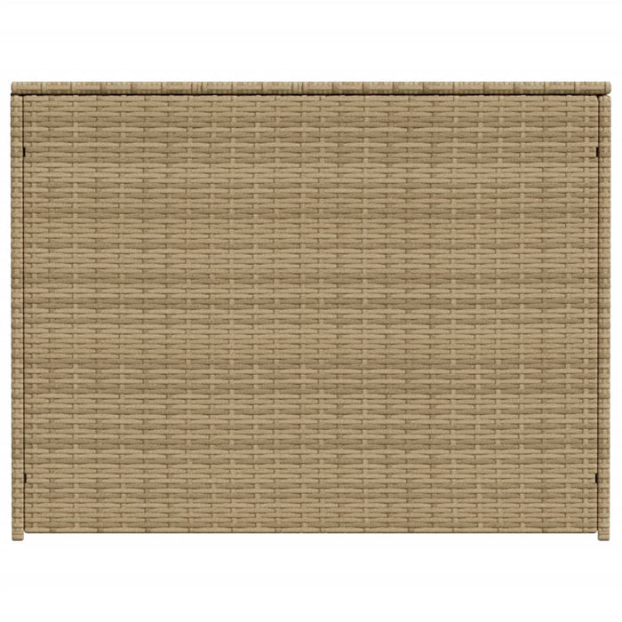 Contenitore da Giardino Beige Misto 984L in Polyrattan 365335