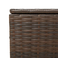 Contenitore da Giardino Marrone 291L in Polyrattan 365337
