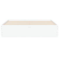 Giroletto con Cassetti Bianco 150x200 cm in Legno Multistrato 3207266