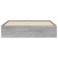 Giroletto Cassetti Grigio Sonoma 140x200 cm Legno Multistrato 3207278