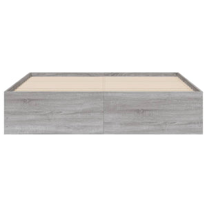 Giroletto Cassetti Grigio Sonoma 140x200 cm Legno Multistrato 3207278
