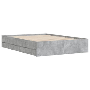 Giroletto Cassetti Grigio Cemento 120x200 cm Legno Multistrato 3207283