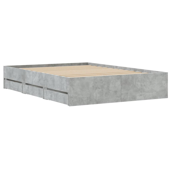 Giroletto Cassetti Grigio Cemento 120x200 cm Legno Multistrato 3207283