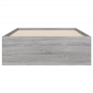 Giroletto Cassetti-Struttura Letto con contenitore Grigio Sonoma 100x200 cm Legno Multistrato 771795