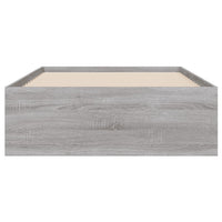 Giroletto Cassetti Grigio Sonoma 90x200 cm Legno Multistrato 3207299