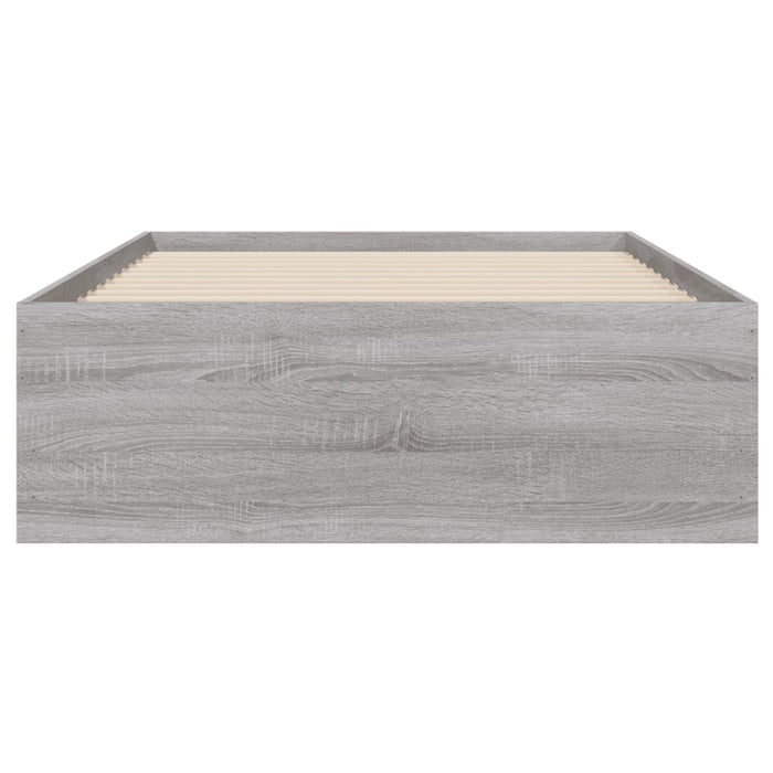 Giroletto Cassetti Grigio Sonoma 90x200 cm Legno Multistrato 3207299