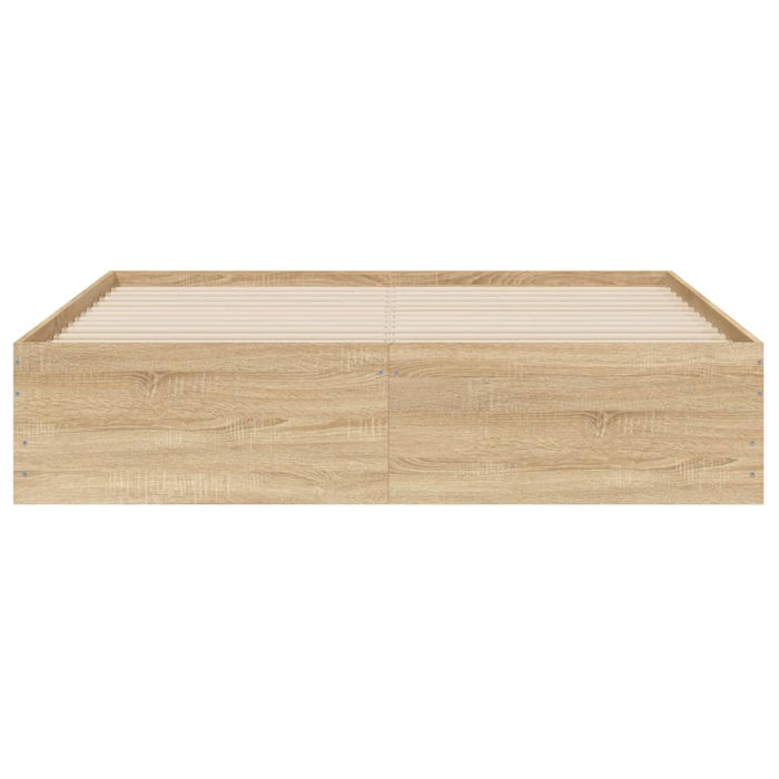 Giroletto Cassetti Rovere Sonoma 140x190 cm Legno Multistrato 3207303