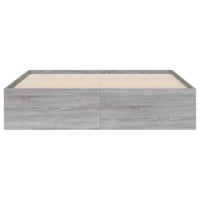 Giroletto Cassetti Grigio Sonoma 140x190 cm Legno Multistrato 3207306