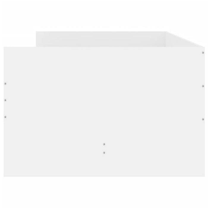 Giroletto con Cassetti-Struttura Letto con contenitore Bianco 100x200 cm 886796