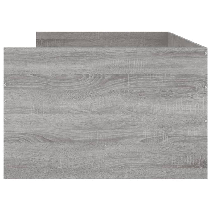 Giroletto con Cassetti-Struttura Letto con contenitore Grigio Sonoma 90x190 cm 559499