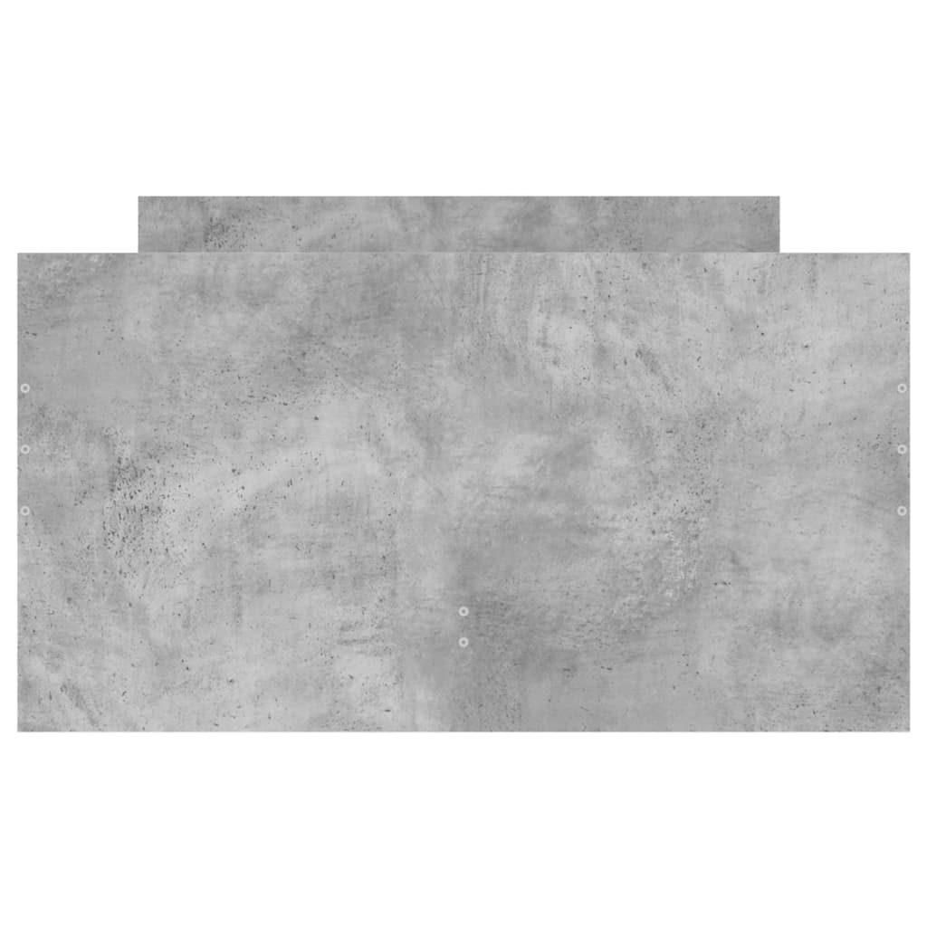 Giroletto con Cassetti-Struttura Letto con contenitore Grigio Cemento 90x200 cm 713039