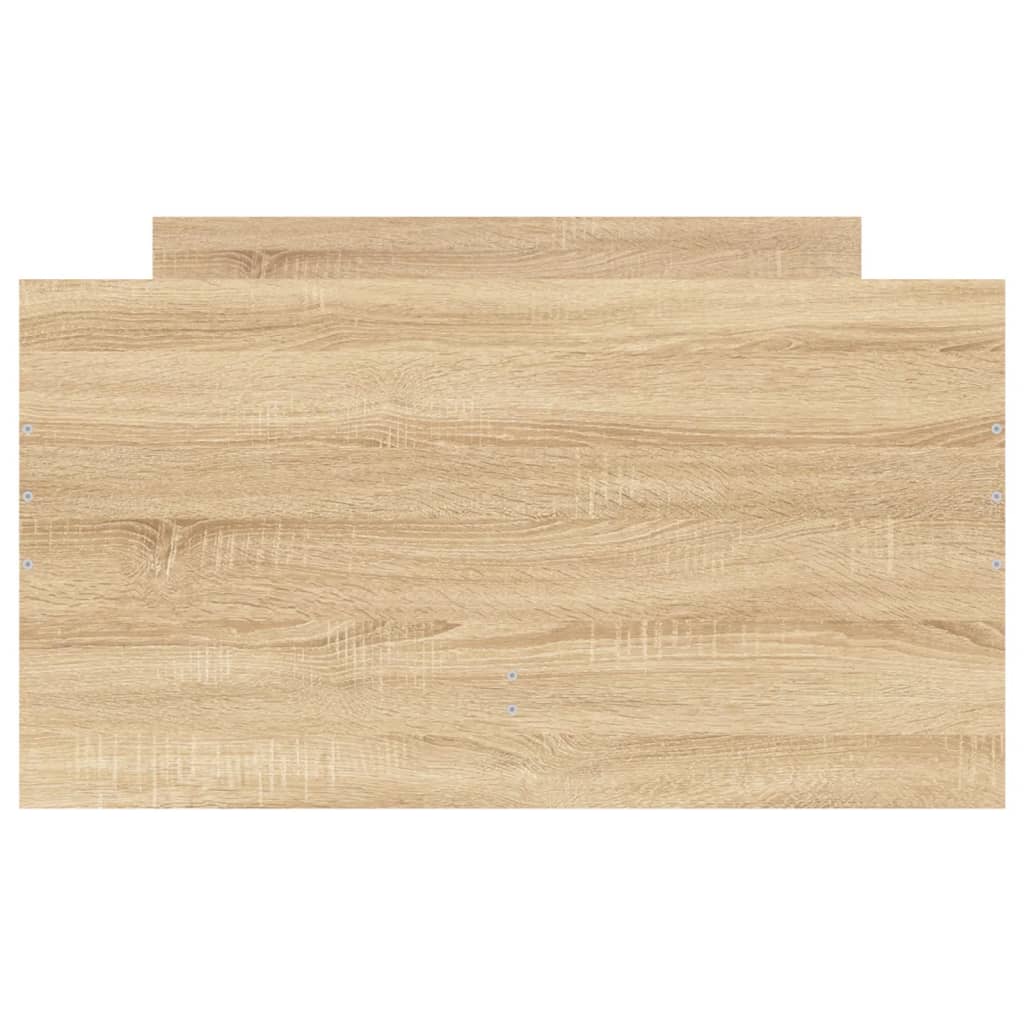 Giroletto con Cassetti-Struttura Letto con contenitore Rovere Sonoma 90x190 cm 553178