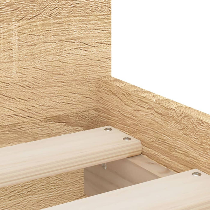 Giroletto con Cassetti-Struttura Letto con contenitore Rovere Sonoma 90x190 cm 553178