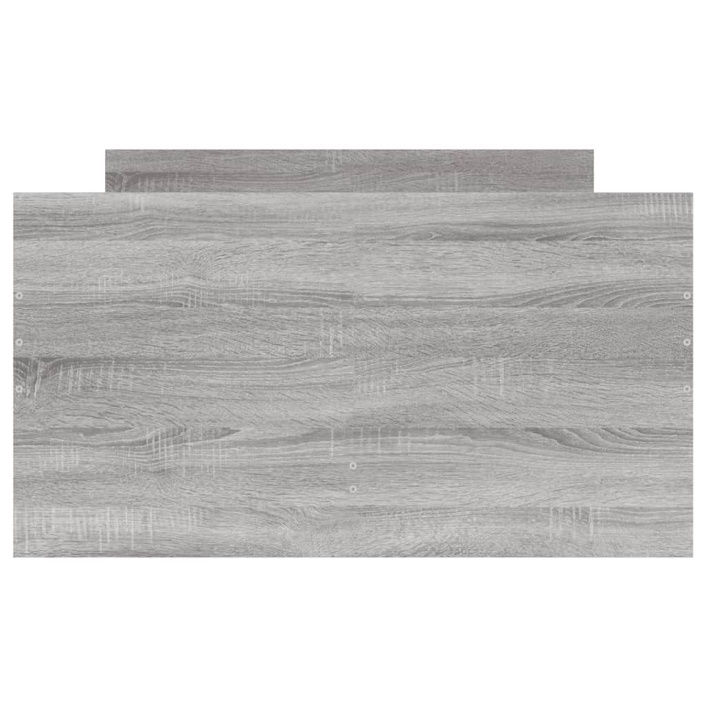 Giroletto con Cassetti-Struttura Letto con contenitore Grigio Sonoma 90x190 cm 314128