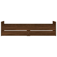 Giroletto con Cassetti Rovere Marrone 75x190 cm Small Single 3207391