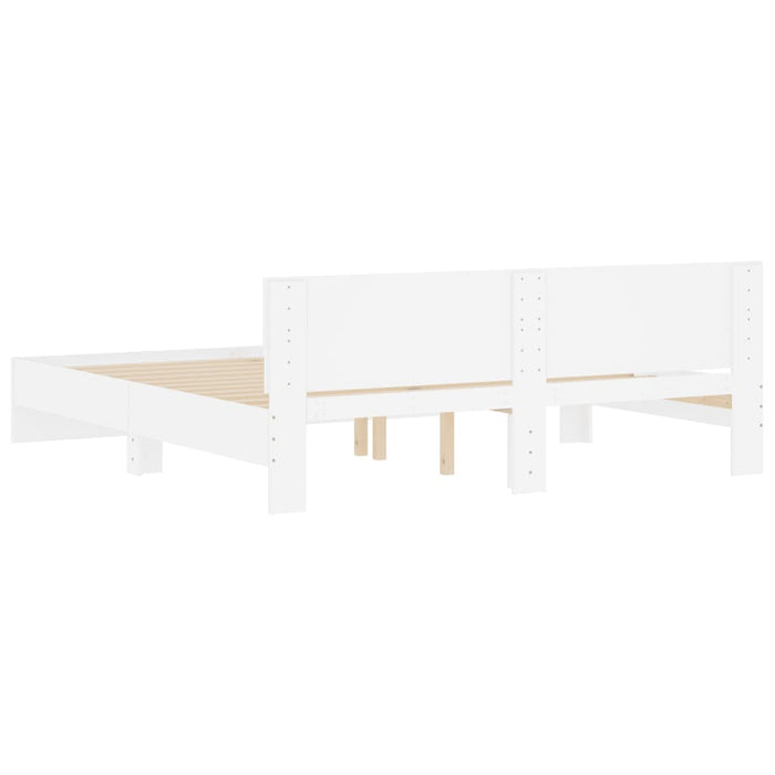 Giroletto con Testiera Bianco 200x200 cm 3207455