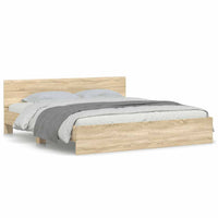 Giroletto con Testiera Rovere Sonoma 160x200 cm 3207471