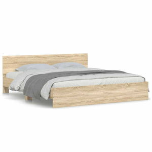 Giroletto con Testiera Rovere Sonoma 160x200 cm 3207471