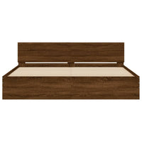 Giroletto con Testiera Rovere Marrone 160x200 cm 3207475