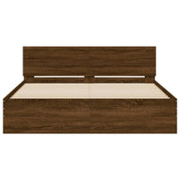 Giroletto con Testiera Rovere Marrone 150x200 cm 3207482