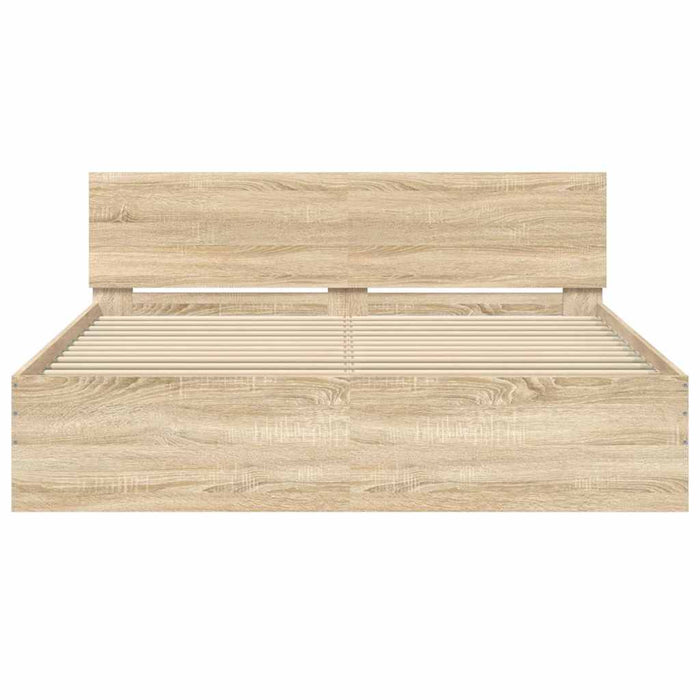 Giroletto con Testiera Rovere Sonoma 140x190 cm 3207499