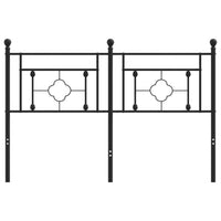 Testiera in Metallo Nero 140 cm 374372