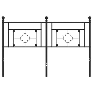 Testiera in Metallo Nero 140 cm 374372