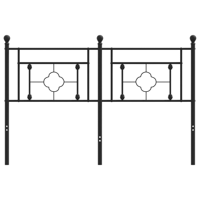 Testiera in Metallo Nero 140 cm 374372