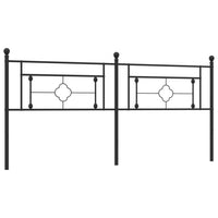 Testiera in Metallo Nero 193 cm 374376
