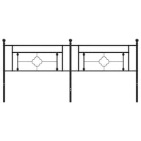 Testiera in Metallo Nero 200 cmcod mxl 109692
