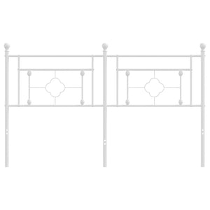 Testiera in Metallo Bianco 160 cm 374423