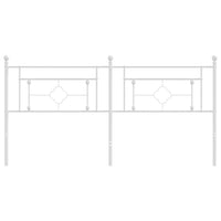 Testiera in Metallo-Testiera in Ferro-Testata Bianco 180 cm 759098