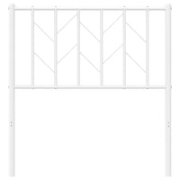 Testiera in Metallo Bianco 80 cm 374513