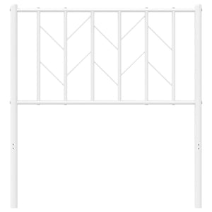 Testiera in Metallo Bianco 80 cm 374513