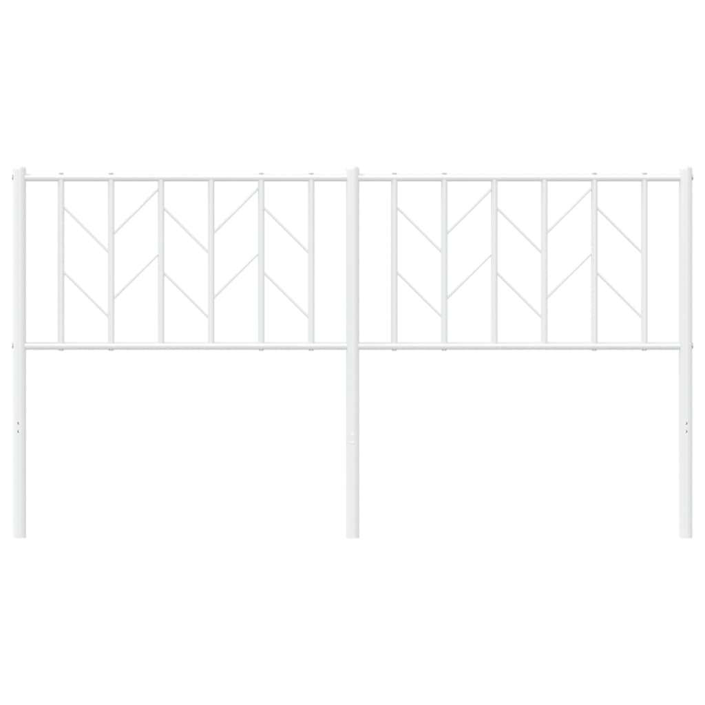 Testiera in Metallo Bianco 160 cm 374521