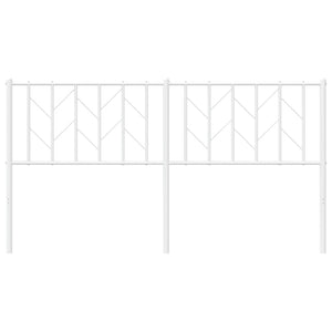 Testiera in Metallo Bianco 160 cm 374521